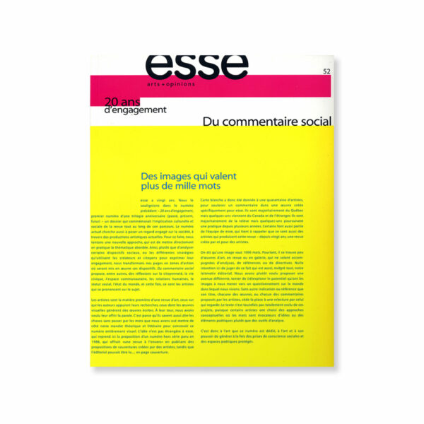52 - Du commentaire social