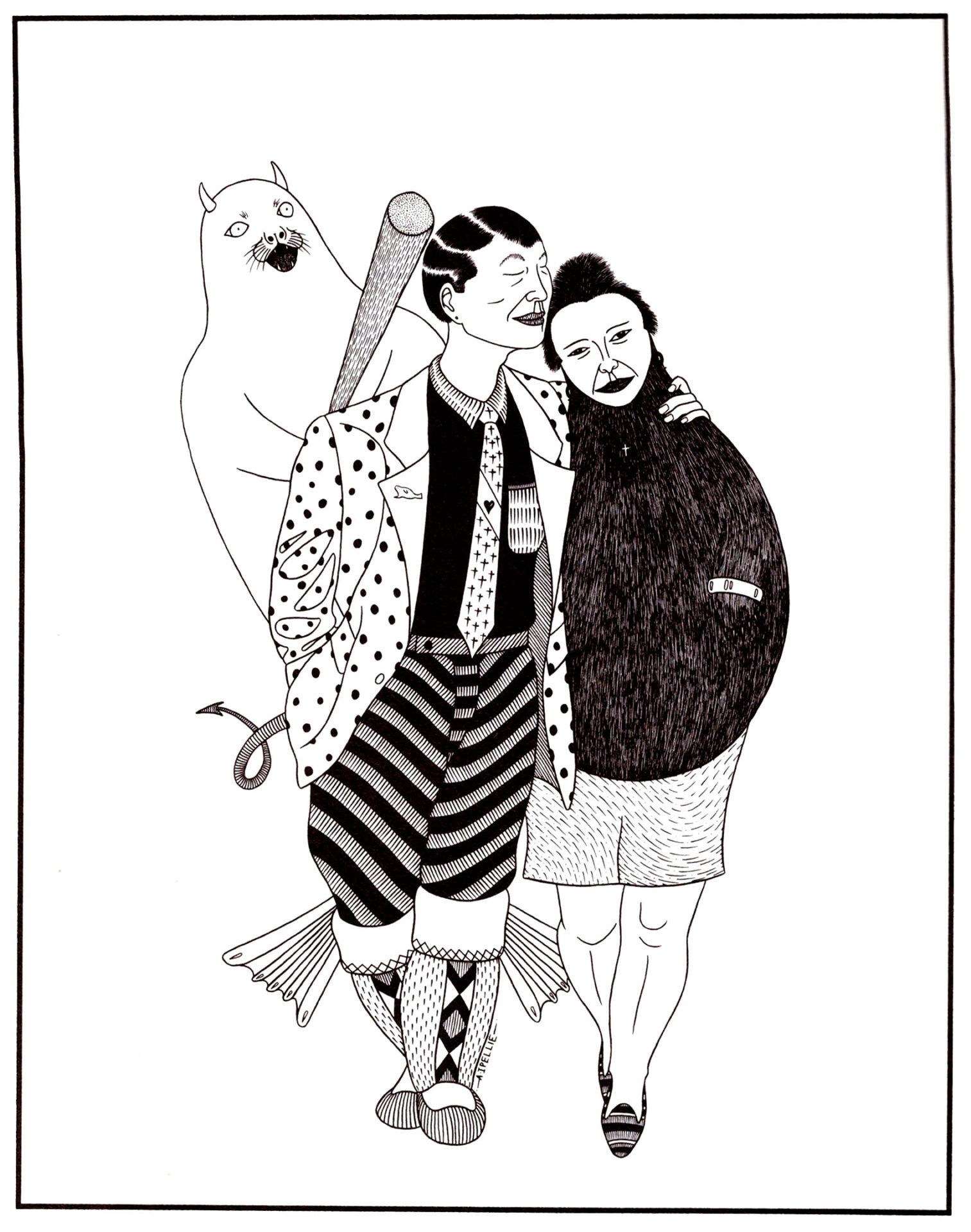 Ipellie_Dessin tiré de Arctic Dreams
