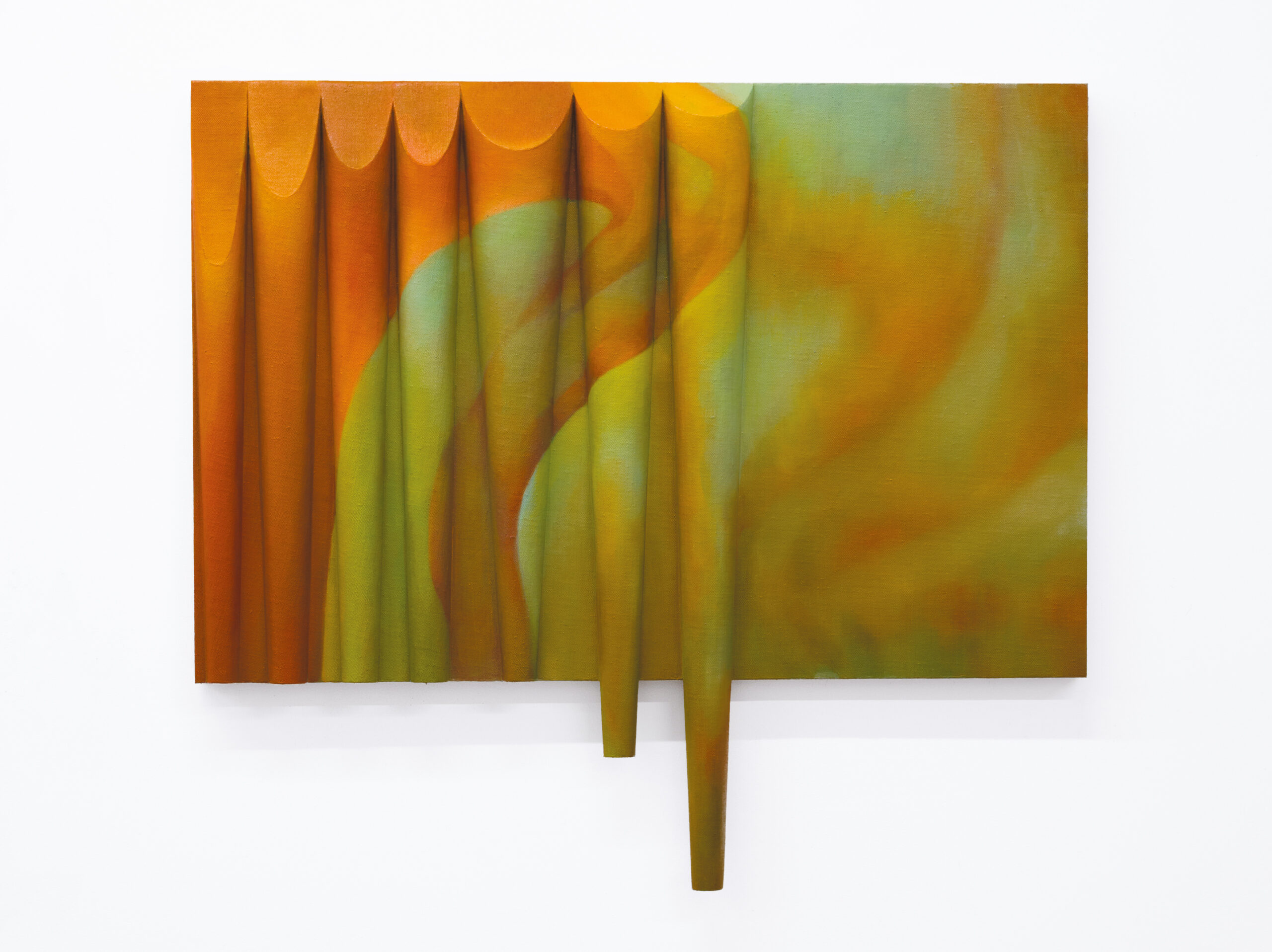 Élise Lafontaine Les flûtes III, 2024. Photo : Atlas documentation, permission de l'artiste & Jack Barrett Gallery, New York