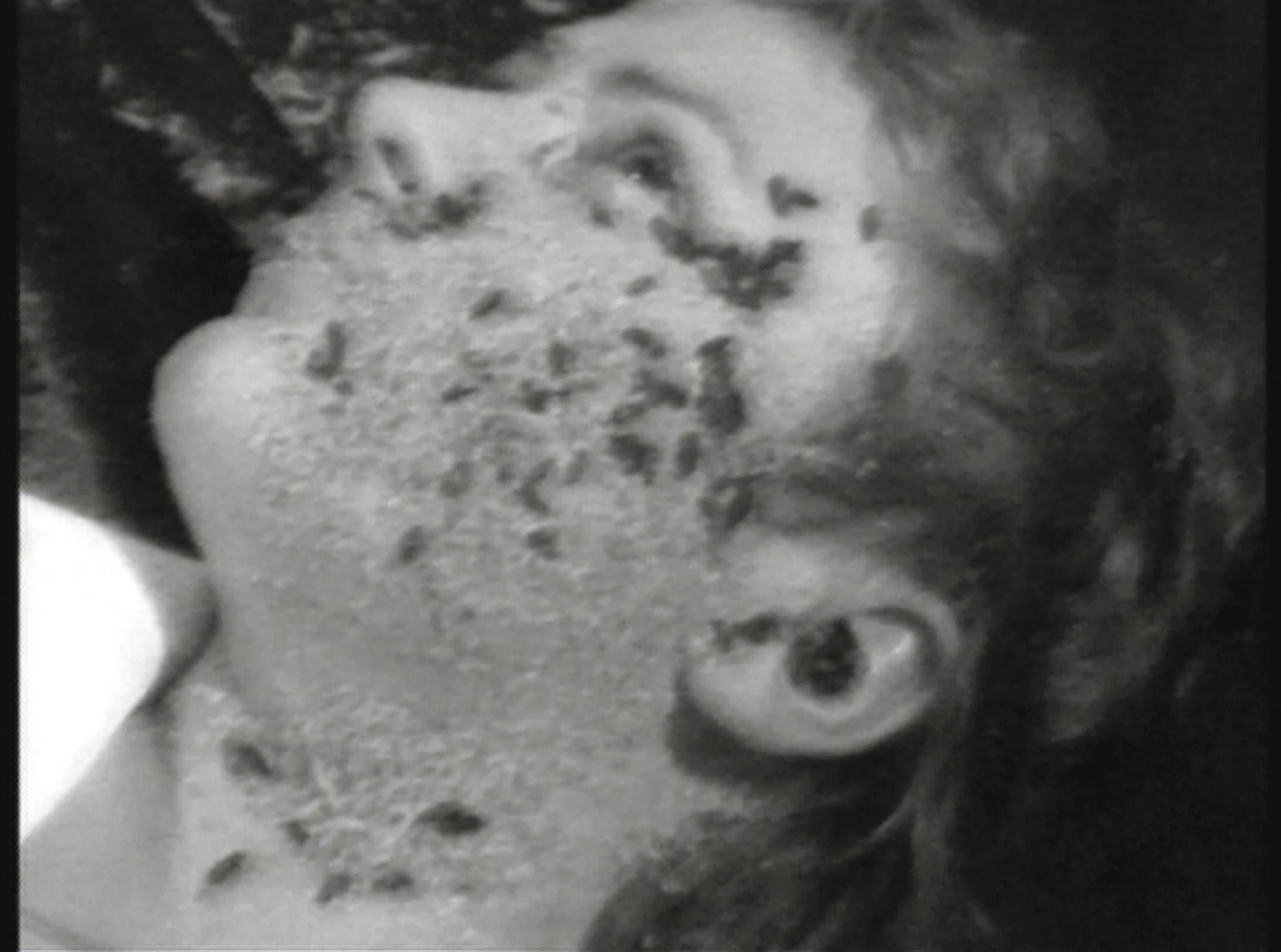 Gina Pane Action Death Control, capture vidéo, 1975.