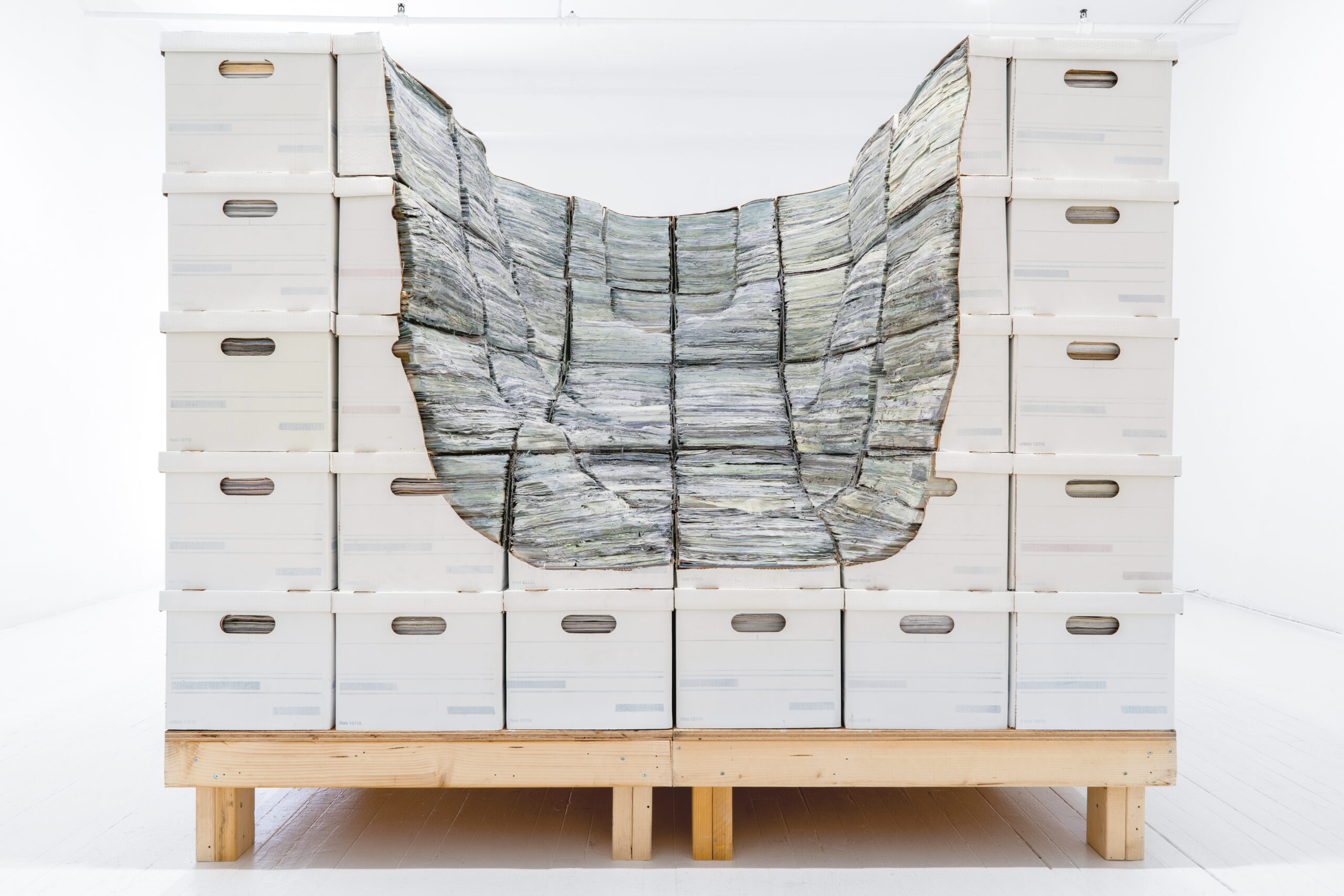 Sébastien Cliche La Température de l’information, 2024.