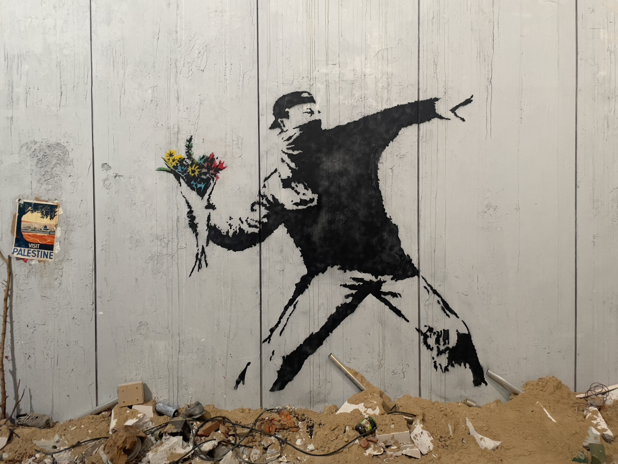 Banksy, Flower Thrower