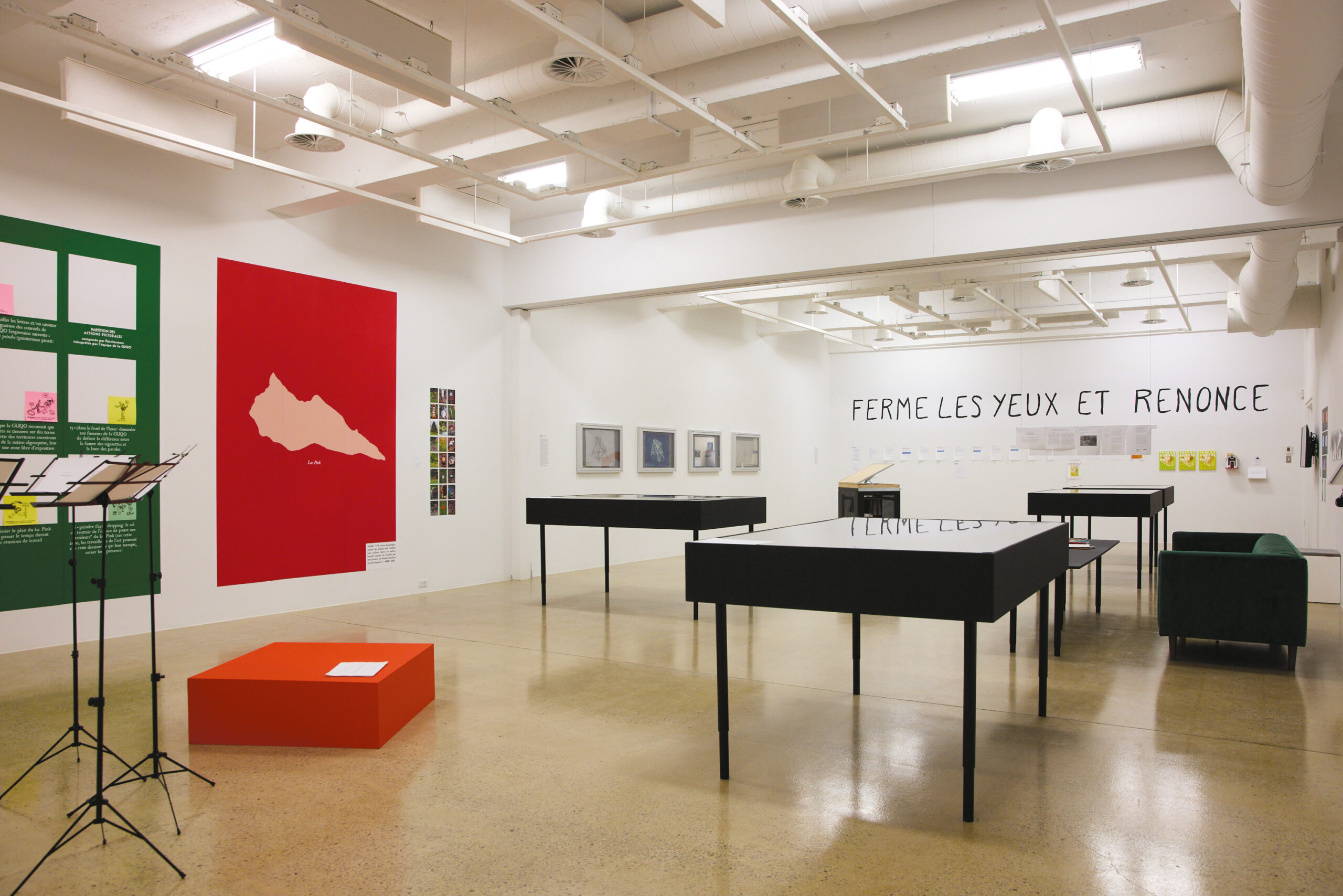 Une intervention commissariale à la Galerie UQO, vue