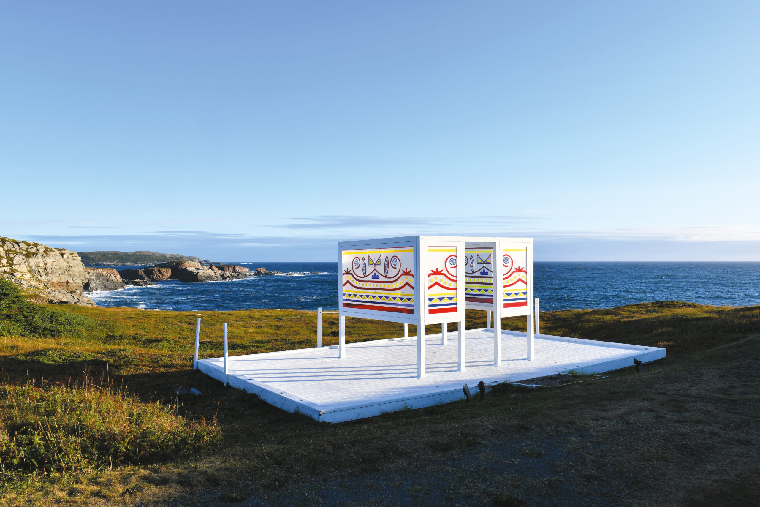 Melissa Tremblettdreaming of caribou, installation view, Maberly, 2025.Photo: Brian Ricks, courtesy of Bonavista Biennale
