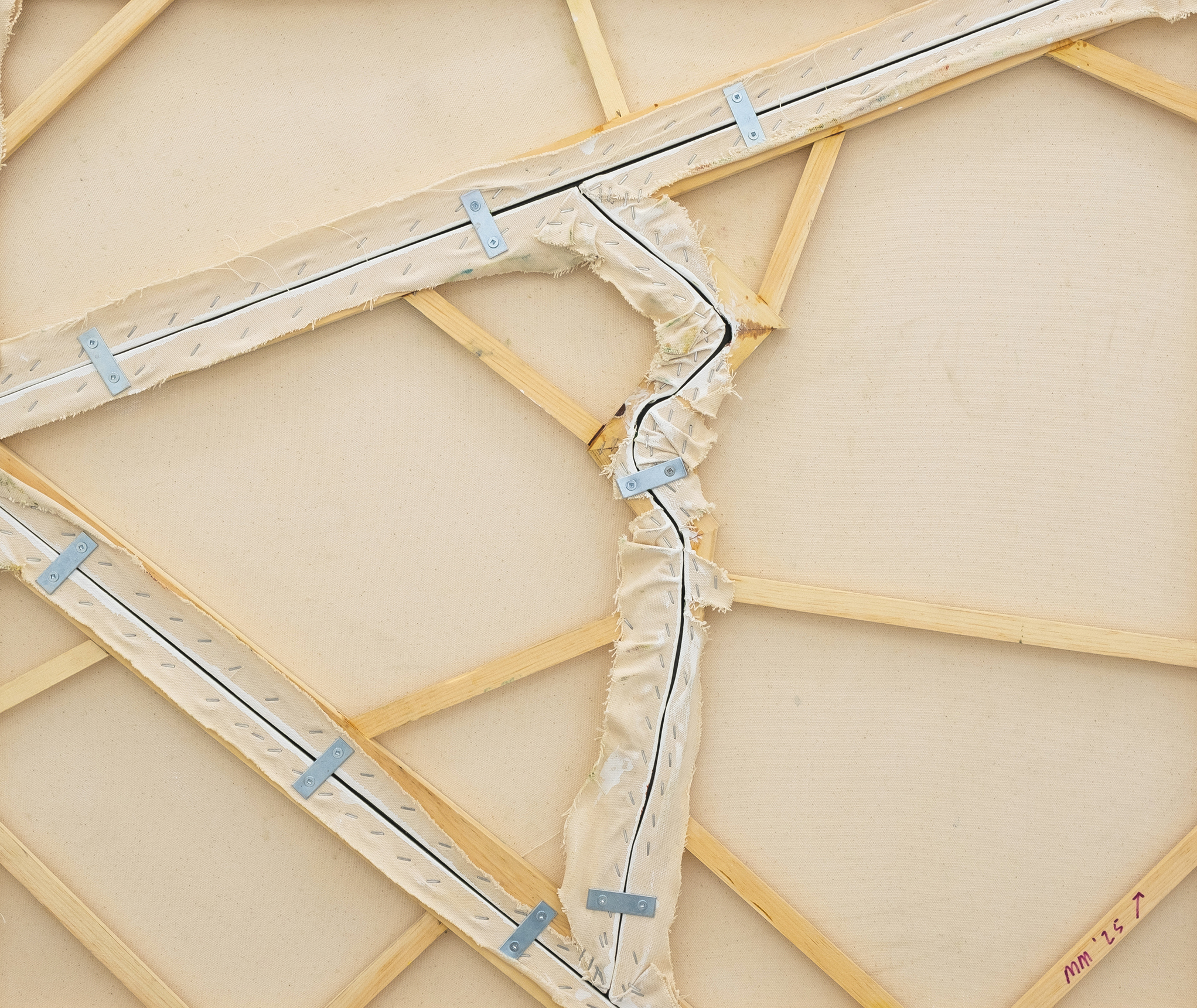 Malcolm McCormick Good Luck Lullaby (détail de l’arrière), 2025.